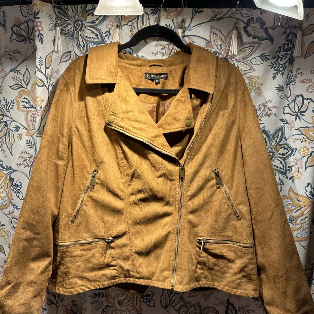 Brown Suede Women's Jacket